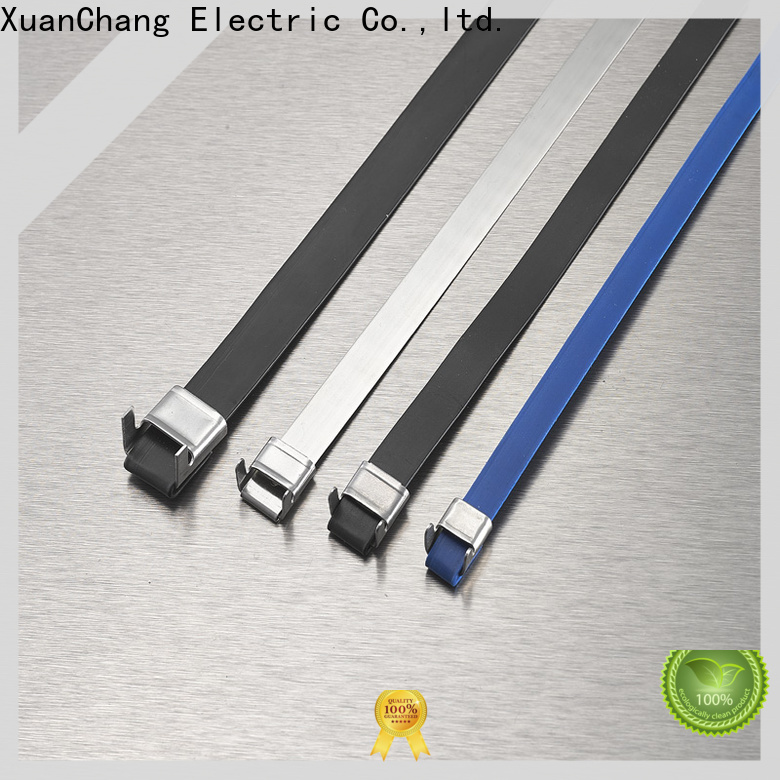 XCCH pvc coated ss cable ties factory in food processing