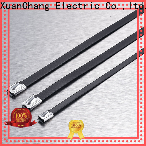 custom pvc coated stainless steel cable ties for business in power transmission